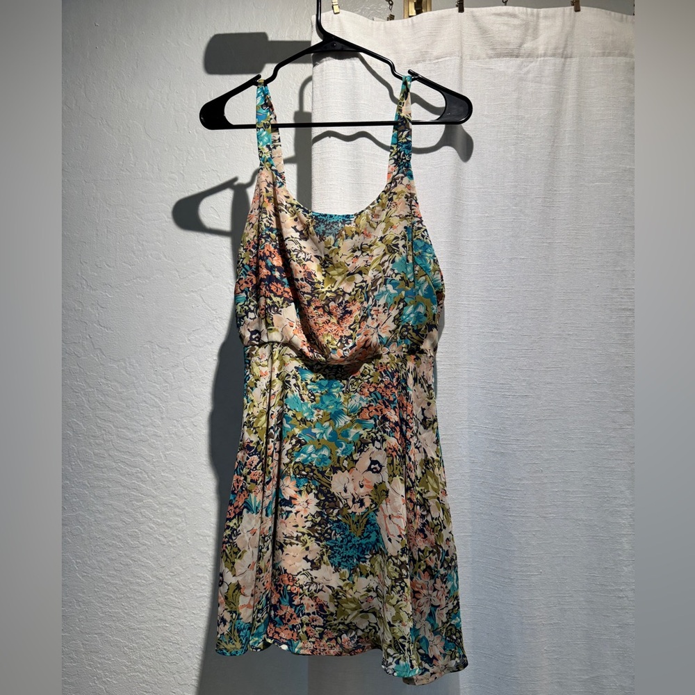 Lucca Couture (Urban Outfitters) Floral Tank Mini Dress (Women’s M)